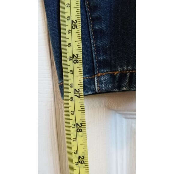 Duluth Trading dark high rise Short Denim Jeans - Picture 6 of 7